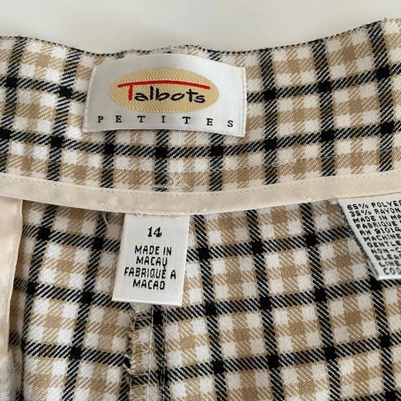 Talbots plaid flannel short - Picture 3 of 6